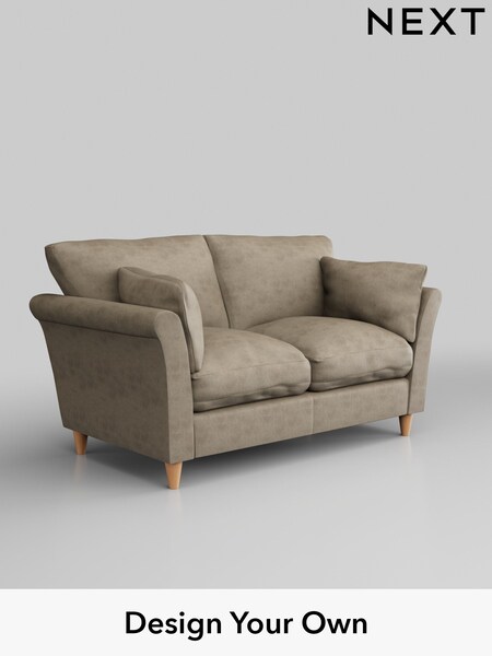 Monza Faux Leather Easy Clean/Mink Brown Hartley Relaxed Sit (E64882) | £1,075