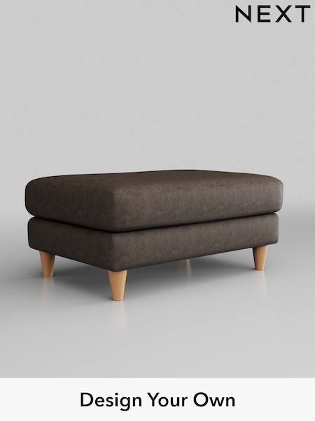 Monza Faux Leather Easy Clean/Peppercorn Brown Hartley Relaxed Sit (E64895) | £425