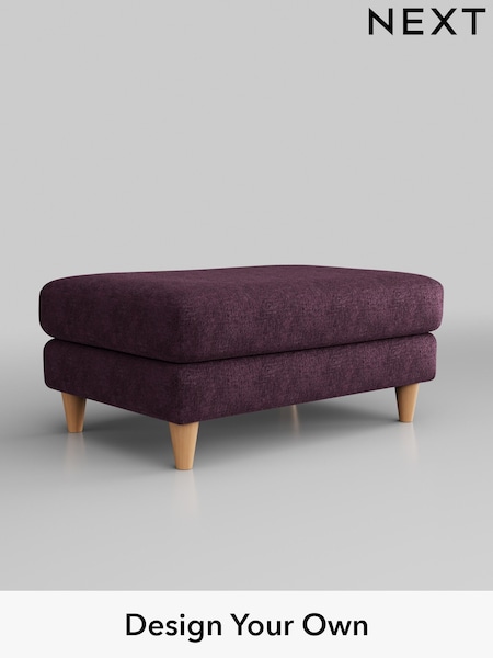 Plush Chenille/Dark Plum Purple Hartley Relaxed Sit (E64897) | £425