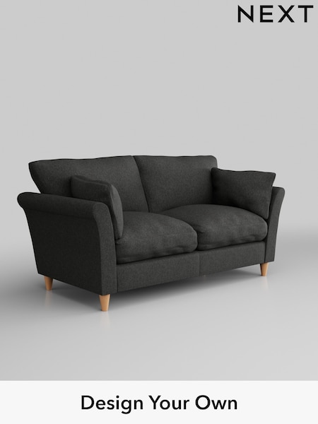 Tweedy Blend Easy Clean/Charcoal Grey Hartley Relaxed Sit (E64949) | £1,075