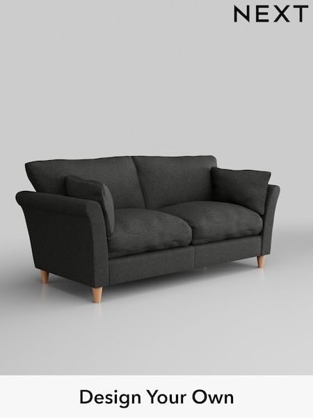 Tweedy Blend Easy Clean/Charcoal Grey Hartley Relaxed Sit (E64949) | £1,175