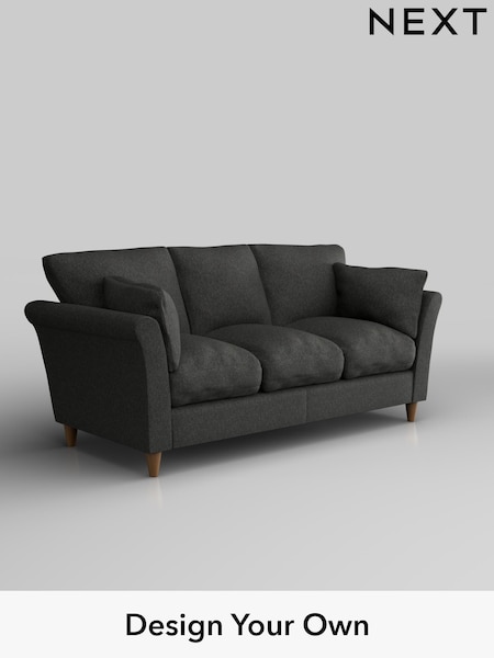 Tweedy Blend Easy Clean/Charcoal Grey Hartley Relaxed Sit (E64949) | £1,175