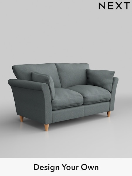 Tweedy Blend Easy Clean/Mid Slate Teal Green Hartley Relaxed Sit (E64959) | £975