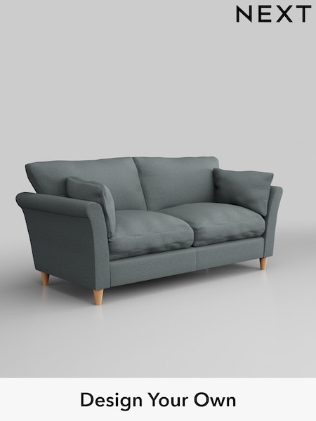 Tweedy Blend Easy Clean/Mid Slate Teal Green Hartley Relaxed Sit (E64959) | £1,175
