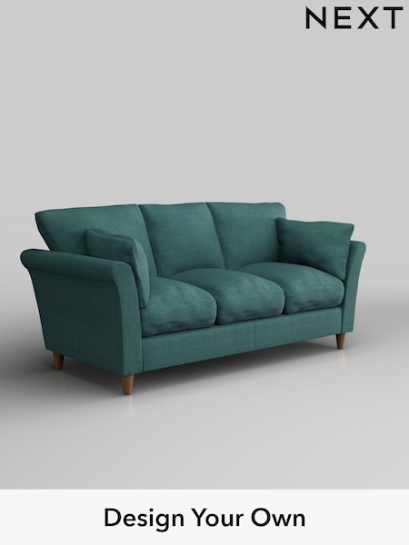 Tweedy Chenille/Dark Teal Green Hartley Relaxed Sit (E64960) | £1,175