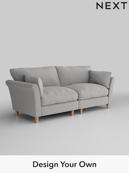 Tweedy Chenille/Silver Grey Hartley Relaxed Sit (E64966) | £1,275