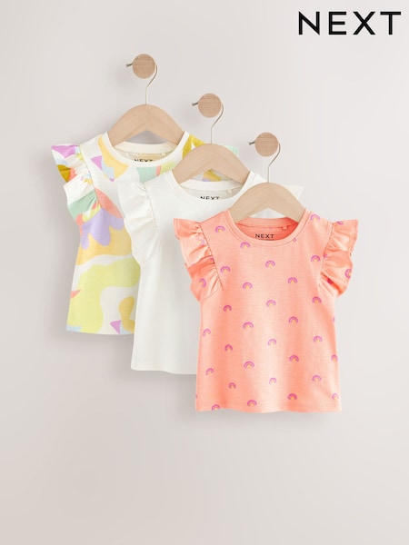 Ranbow 100% Cotton Ribbed Vests 3 Pack (3mths-7yrs) (E65364) | £12 - £16