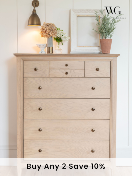 Willis & Gambier Brown Toulon 8 Drawer Wooden Merchant Chest (E65584) | £1,400