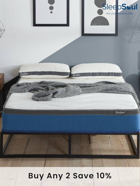 Sleep Soul White Nebula 600 Pocket Sprung Mattress (E65585) | £220 - £320