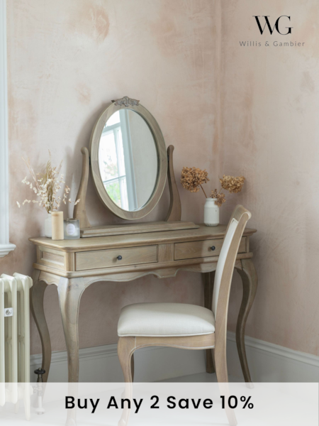 Willis & Gambier Oak Camille Wooden Gallery Mirror (E65590) | £250