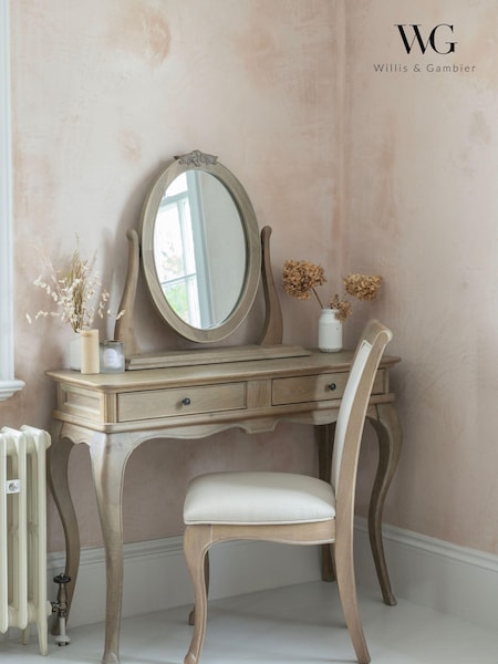 Willis & Gambier Oak Camille Wooden Dressing Table (E65602) | £600