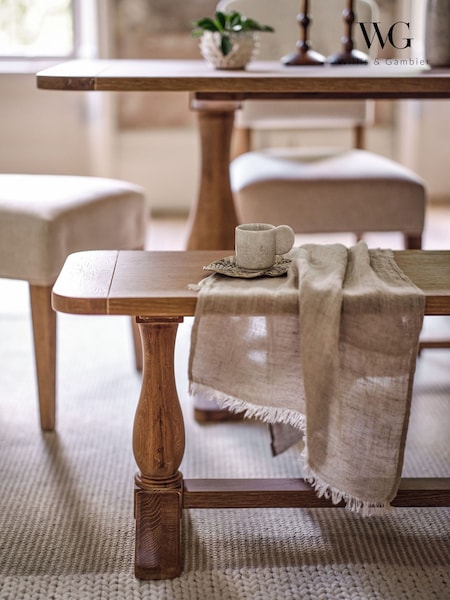 Willis & Gambier Oak Cannes Dining Bench (E65620) | £495