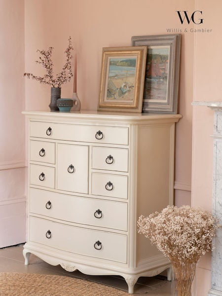Willis & Gambier Ivory Wooden Chest of 8 Drawer Drawers (E65633) | £1,150