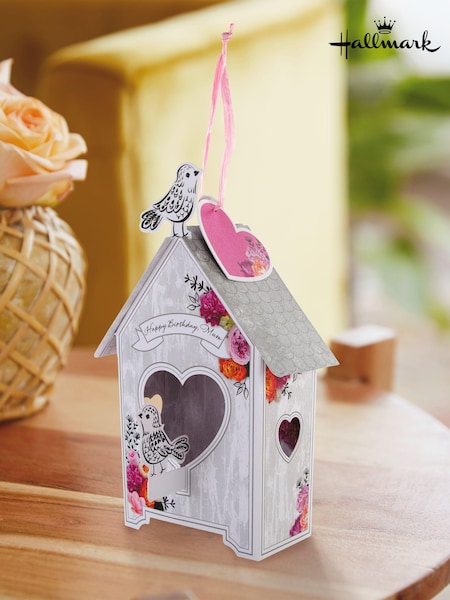 Hallmark White Birthday Card for Mum 3D Birdhouse Design (E65785) | £4.50