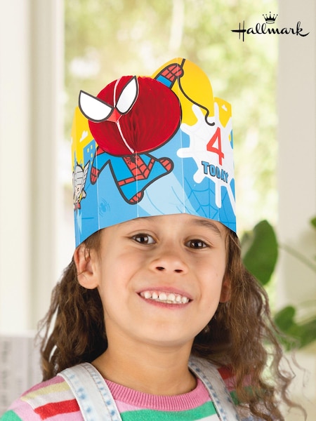 Hallmark Multi Birthday Card Marvel Avengers 3D Wearable Crown (E65817) | £4