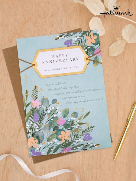 Hallmark Multi Anniversary Card for a Special Couple Floral (E65857) | £4