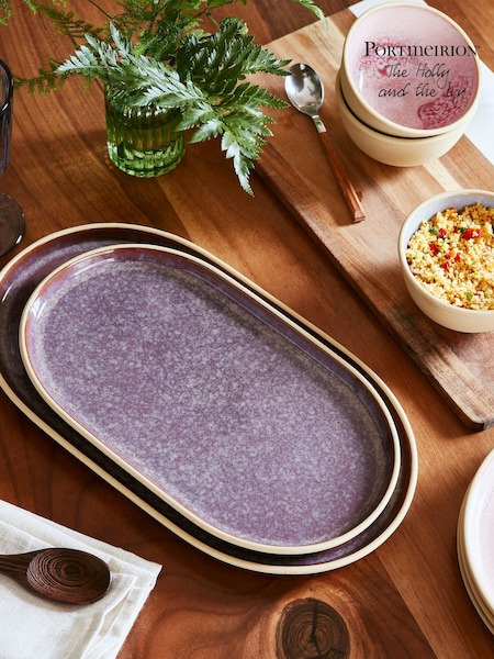 Portmeirion Amethyst Minerals Large Oval Platter (E65973) | £47