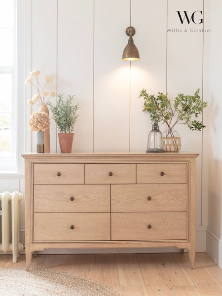 Willis & Gambier Brown Toulon Wooden Chest of 7 Drawer Drawers (E65998) | £1,188
