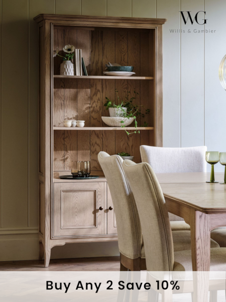 Willis & Gambier Brown Toulon Wooden Bookshelf (E66092) | £1,190