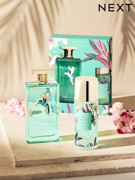 Paradise 100ml Perfume and 145ml Shimmer Body Mist Gift Set (E66286) | £22