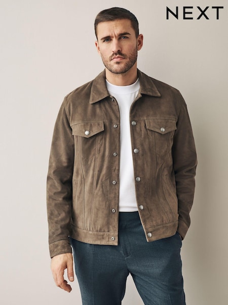Brown Suede Western Jacket (E66505) | £190