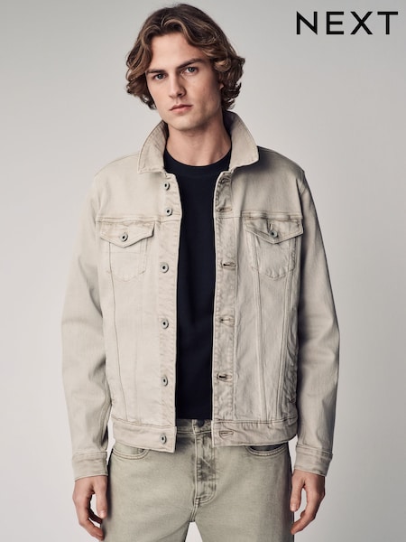 Light Grey Denim Jacket (E66524) | £45