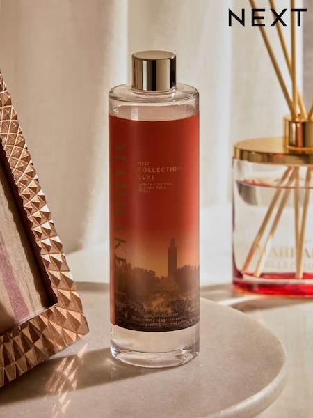 Collection Luxe Marrakesh Cardomom and Vetiver 200ml Luxury Fragranced Reed Refill Diffuser (E66624) | £16