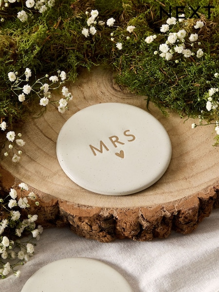 Natural Country Wedding Coaster MRS (E66677) | £4