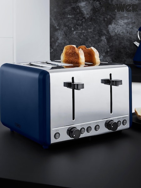 Tower Midnight Blue Sera 4 Slice Toaster (E67051) | £50