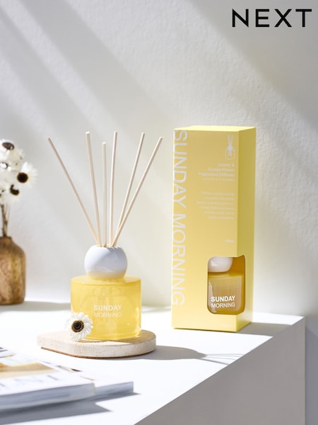 Lemon and Orange Flower 70ml Fragranced Reed Diffuser (E67091) | £12
