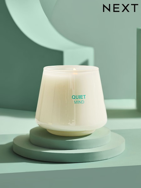 White Lavender and Cedarwood Scented Candle (E67106) | £10