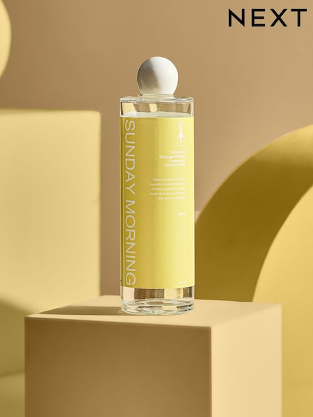 Lemon and Orange Flower 200ml Fragranced Reed Refill Diffuser (E67114) | £12