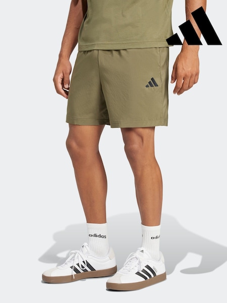 adidas Green Small Essentials Logo Chelsea Shorts (E67450) | £23
