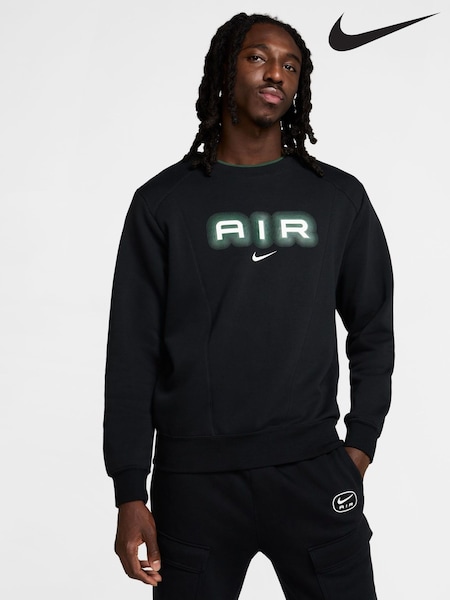 Nike Black Sportswear Air Pullover Sweatshirt (E67647) | £60