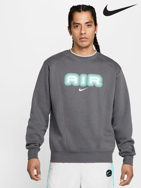 Nike Iron Grey Sportswear Air Pullover Sweatshirt (E67670) | £60