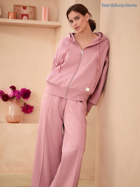 Bath & Body Works Pink Wide Leg Joggers (E68070) | £35
