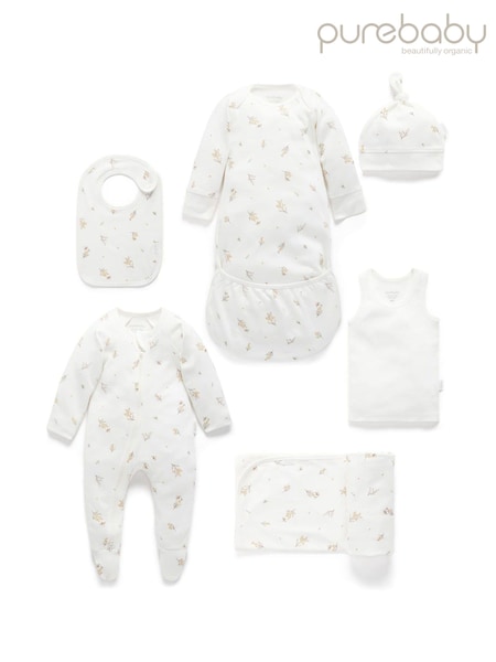 Purebaby White Newborn Essential Hospital Pack (E68167) | £55