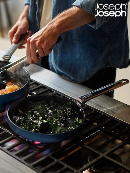 Joseph Joseph Midnight Blue Space Folding Handle Ceramic Non-stick 30cm Frying Pan (E68319) | £125