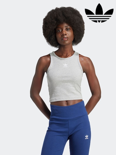 adidas Originals Grey Essentials Vest Top (E68350) | £23