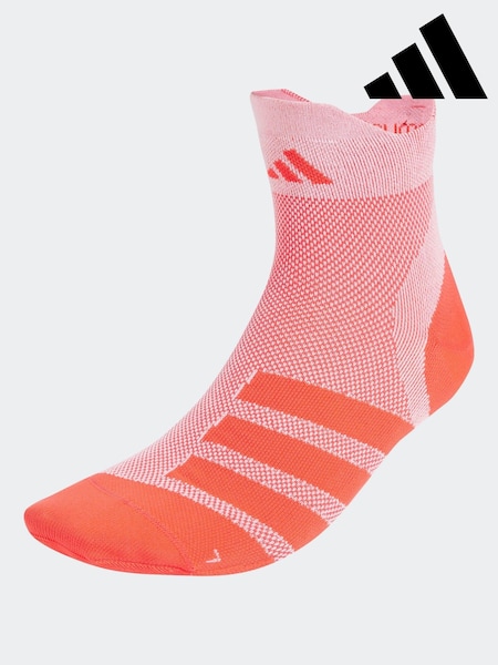 adidas White RunxAdizero 1 Pack Socks (E68867) | £15