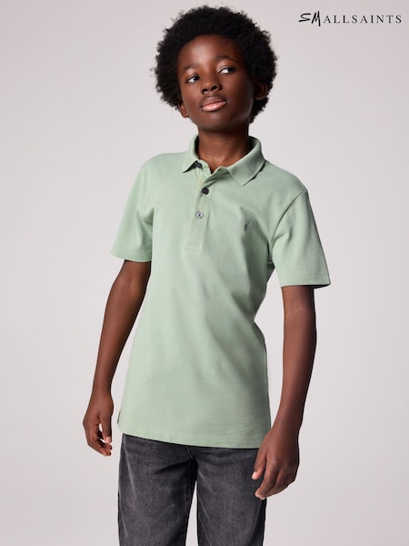 smALLSAINTS Green Boys 100% Cotton Short Sleeve Polo Shirt (E69054) | £22 - £26
