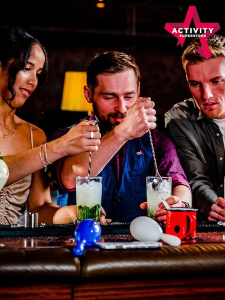 AS Cocktail Masterclass with Two Course Dinner at Revolution Bars Gift Experience (E69193) | £94