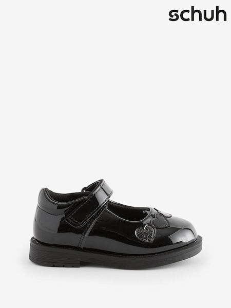 Schuh Lemon Heart Black Shoes (E69256) | £30