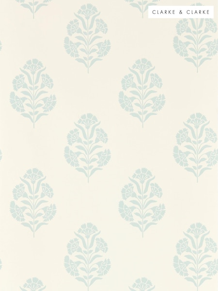 Clarke and Clarke Mineral Standen Wallpaper Sample (E69374) | £1