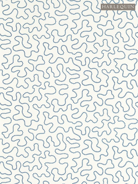 Harlequin Lapis Sky Wiggle Wallpaper Sample (E69392) | £1