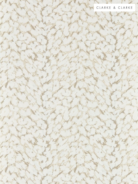 Clarke and Clarke Linen Pokot Wallpaper Sample (E69395) | £1