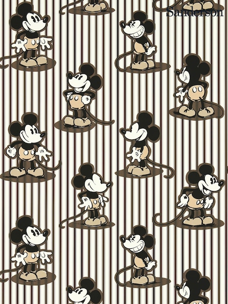 Sanderson Humbug Mickey Stripe Wallpaper Sample (E69425) | £1