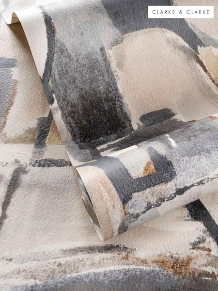 Clarke and Clarke Figura Linen Figura Wallpaper Sample (E69442) | £1
