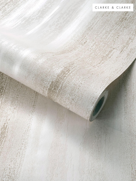 Clarke and Clarke Effetto Ivory Effetto Wallpaper Sample (E69458) | £1