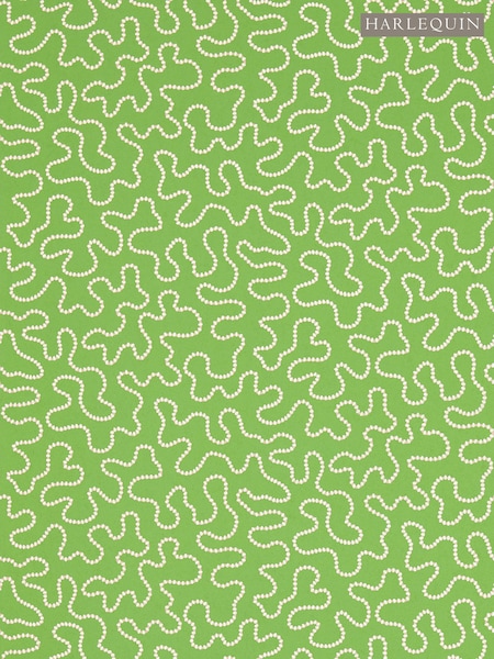 Harlequin Dipinto Pewter Wiggle Wallpaper Sample (E69470) | £1